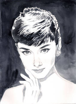 Audrey Hepburn B and W