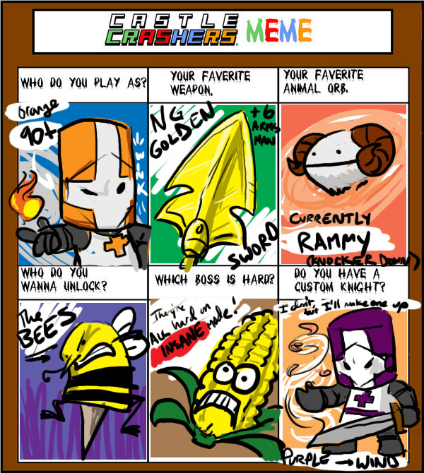 Castle Crashers Meme By Jameson9101322 On Deviantart -