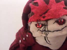 Wrex Plushie face closeup