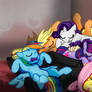 Sleeping in a Pony Pile commish spartan064