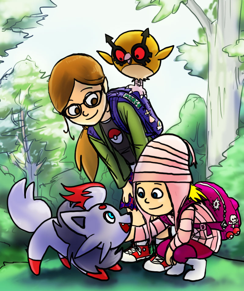 Despicable Me Edith And Margo Pokemon Trainers By Jameson9101322 On.