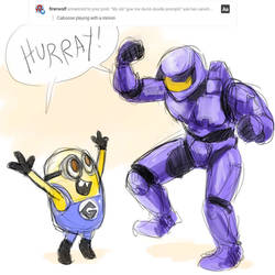 Despicable Me - RVB - Caboose and Minion