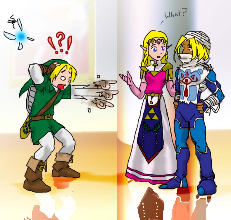Sheik and Zelda