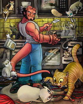 Hellboy Pancake Breakfast