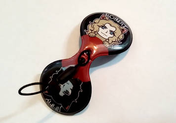 Robert Plant and Jimmy Page Earphone organizer by SILVERzzang