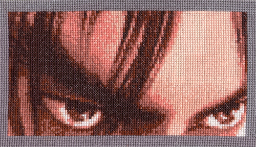 Jin Eyes-Cross Stitch