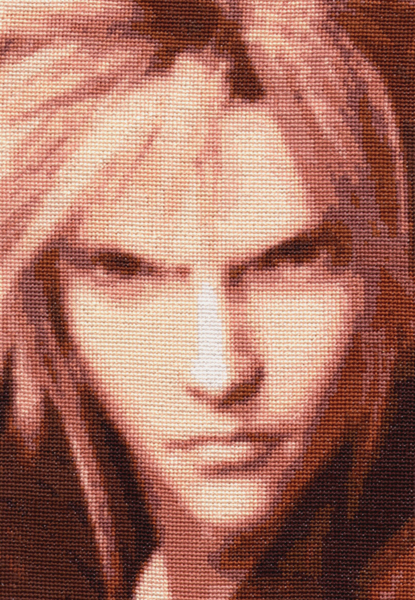 Cloud Strife - Cross Stitch