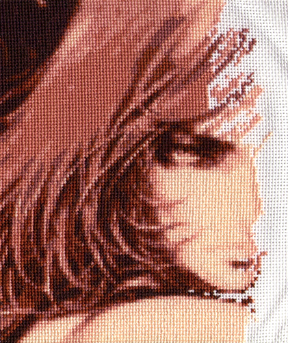 Simon Belmont - Cross Stitch Commission WIP