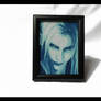 Sephiroth Mako - Cross Stitch Framed