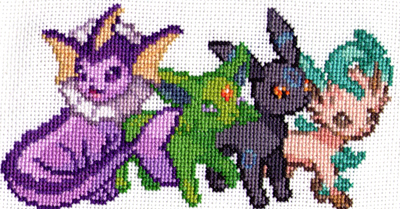 Shiny Pokemon - Cross Stitch Gift (WIP)