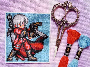 Devil May Cry Dante - Cross Stitch