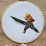 Final Fantasy 7 Cloud - Cross Stitch