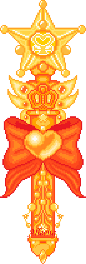 Sailor Venus Staff - Pixel Art