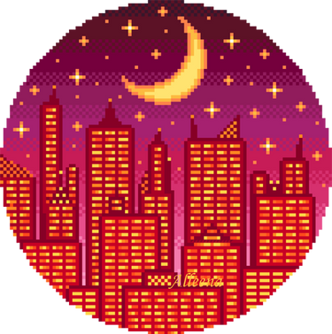 Night Sky - Pixel Art by AlleenasPixels on DeviantArt Night Sky - Pixel Art by AlleenasPixels on DeviantArt