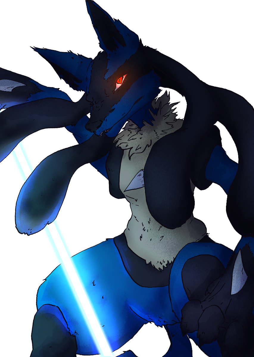 Custom Lucario-GX Shiny by TheBJO13 on DeviantArt