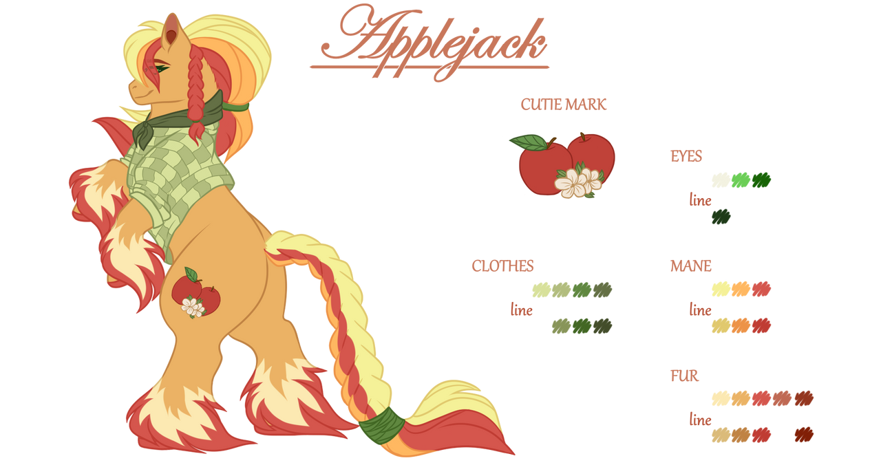 Applejack (Redesign) by Islandescence on DeviantArt