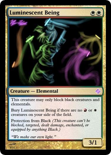 Luminescent Being- mtg card