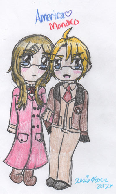 OTP Chibis: America and Monaco