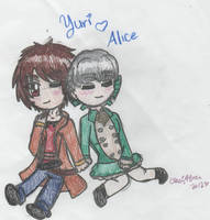 OTP Chibis: Yuri and Alice