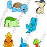 Starter Pokemon ALL Generation