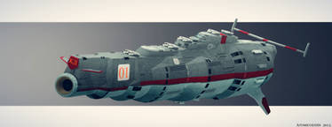 Russian Space Battleship Zamyatin