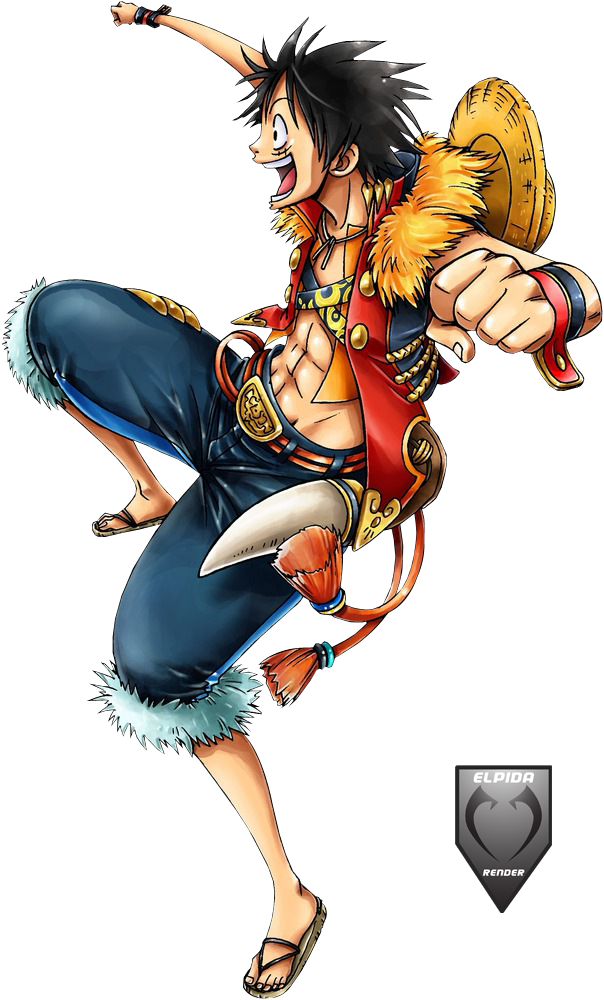 Luffy Render Deviantart Luffy render by Elpida-Wood on DeviantArt