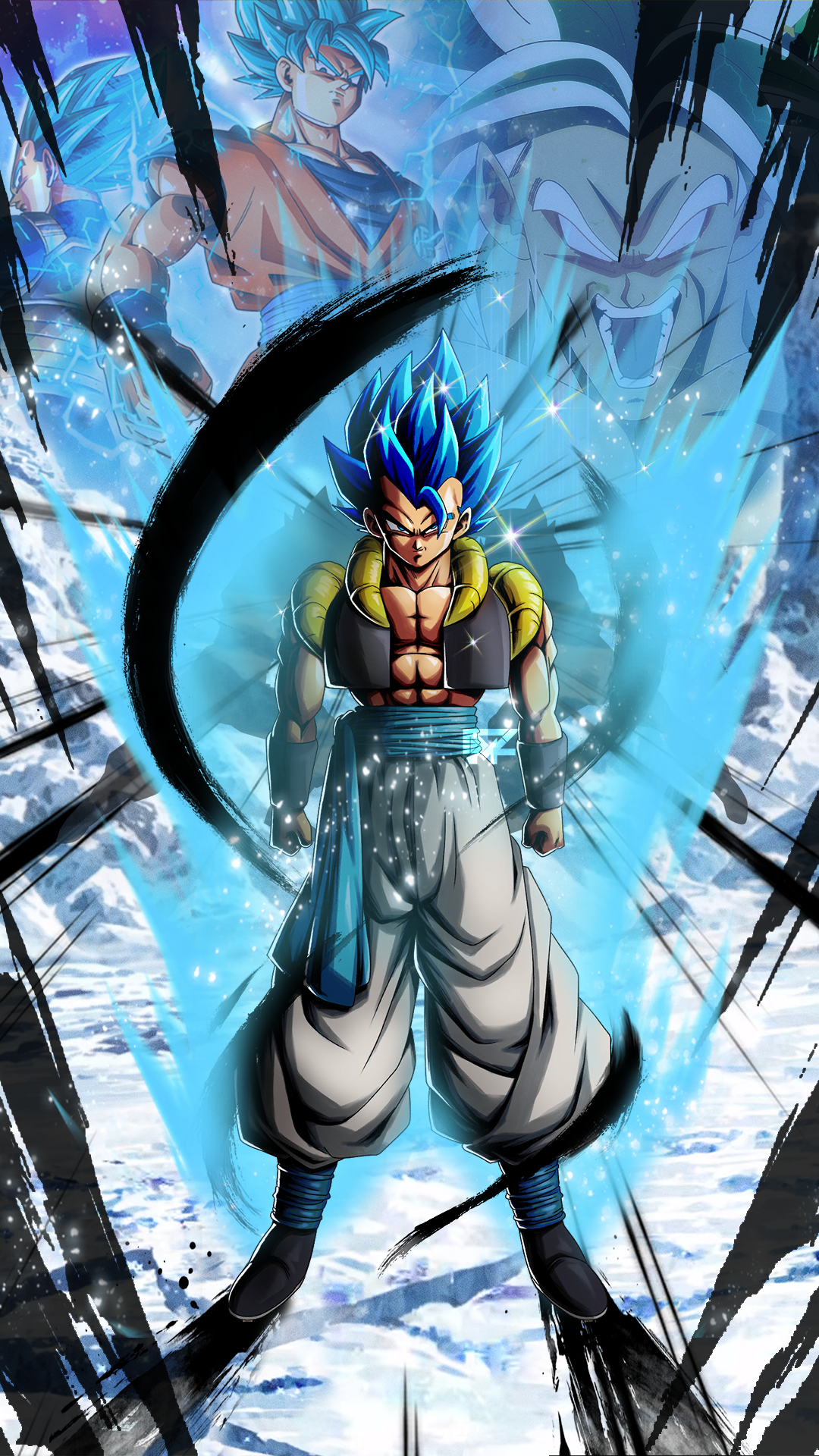 Gogeta Blue (Dragon Ball Legends Style) by davidmaxsteinbach on