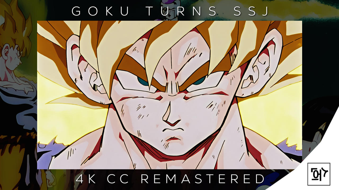 Goku Turns Super Saiyan For The First Time Japanese Goku Turns Super Saiyan For The First Time 4K CC by davidmaxsteinbach
