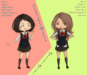 Miharu and Kaede Profiles
