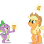 MLP Spike's got a ticket