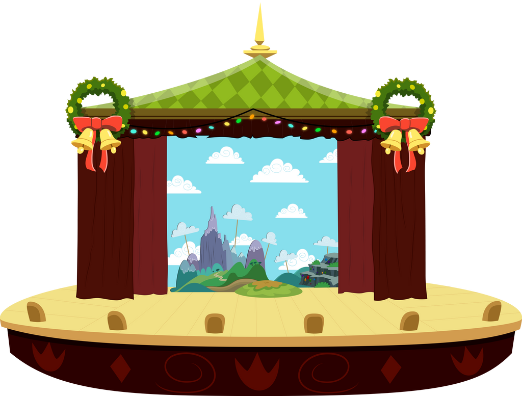 MLP Heart's Carol: Background (Full Stage View) by mewtwo-EX