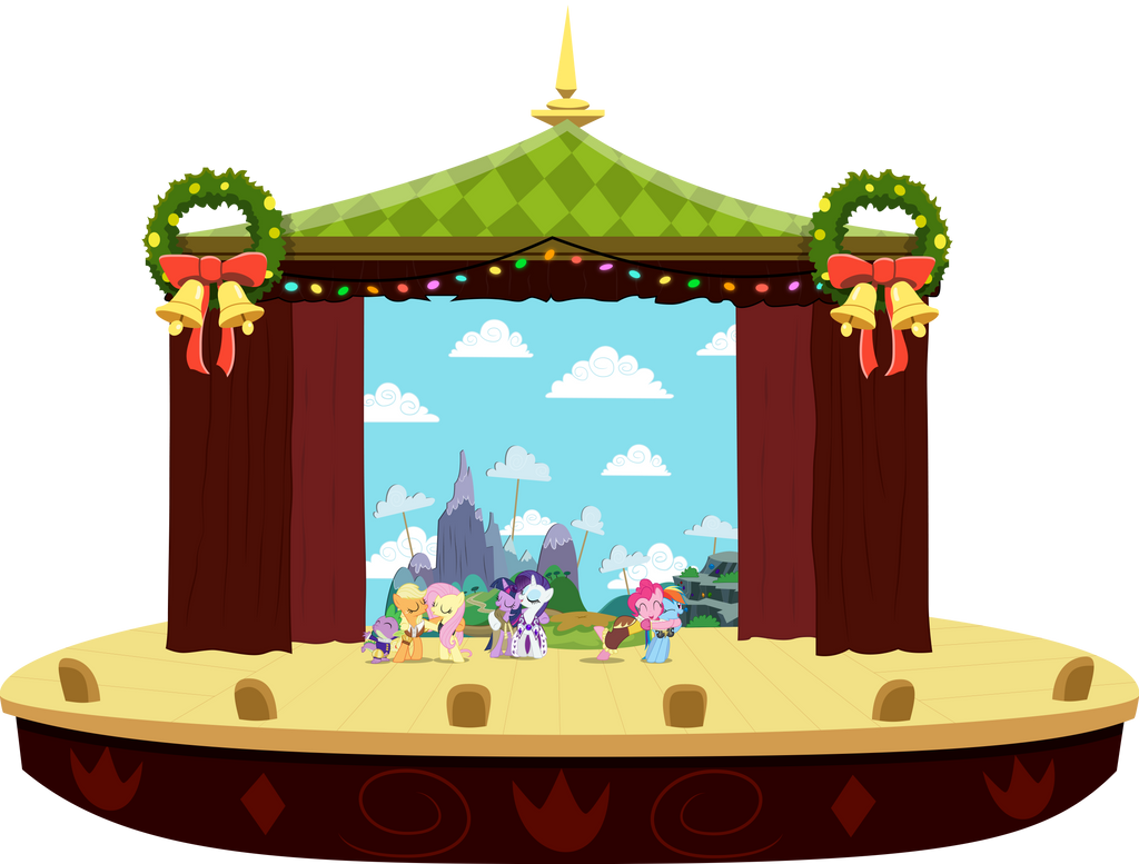 MLP Heart's Carol: Full Stage View w/ Characters