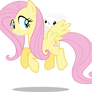 MLP: Fluttershy and Angel flying