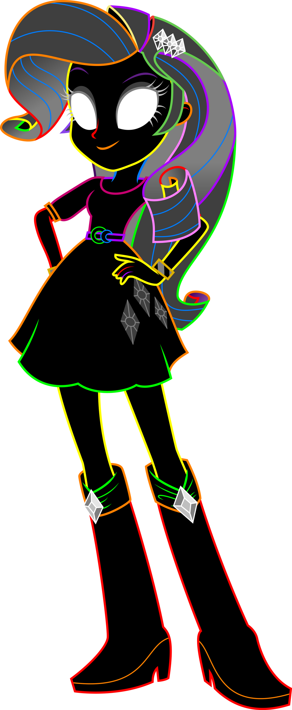 MLP EqG: Rarity Line Tutorial by mewtwo-EX on DeviantArt