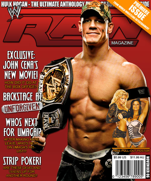 WWE RAW Magazine Cover