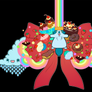 Rainbow Cat Cloud Candy King