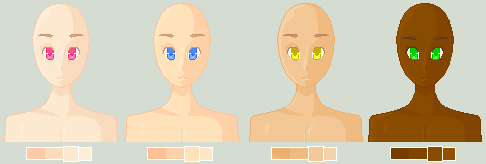 Skin Tone Palettes