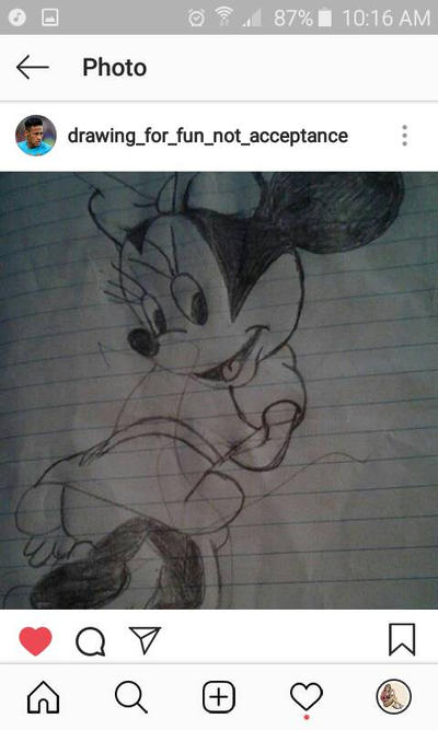 Minnie Deviantart Minnie Mouse by dainatriesart on DeviantArt