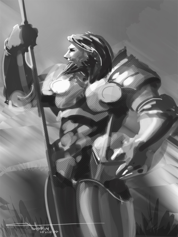 BW knight