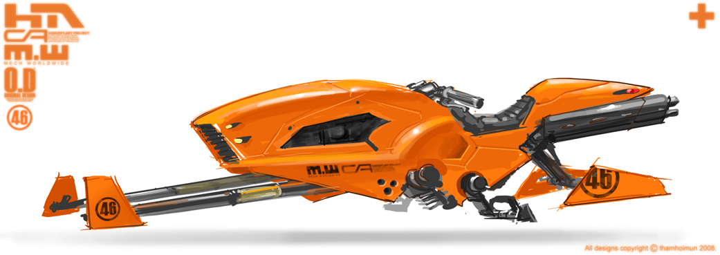 Orange Speeder Bike