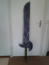Large demonic sword