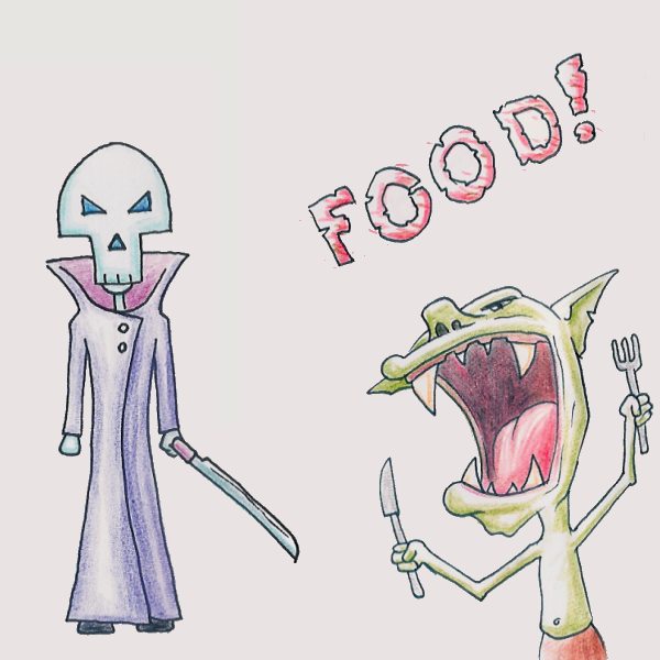 Hungry Goblin and Skeleton Guy