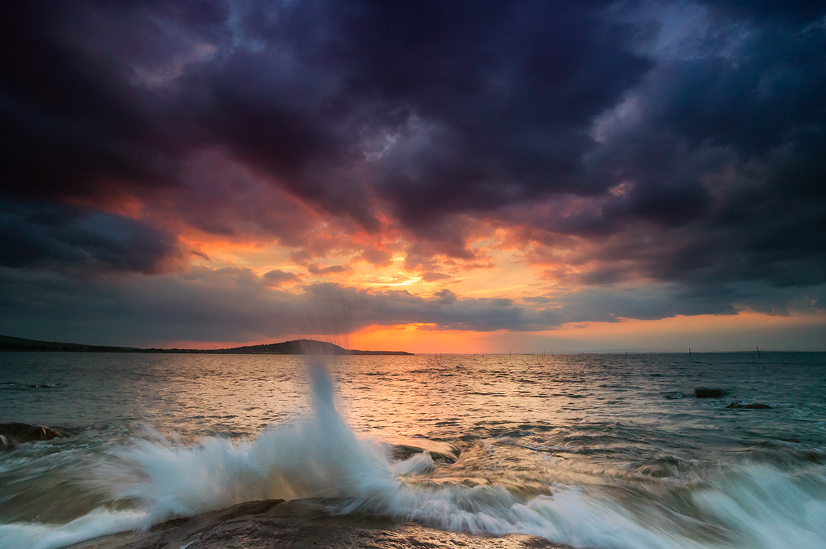 Evening swell