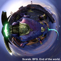 Scarab. BFG. End of the world.