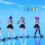 [MMD Yandere Simulator]Twinkle[TDA Rainbow Girls]