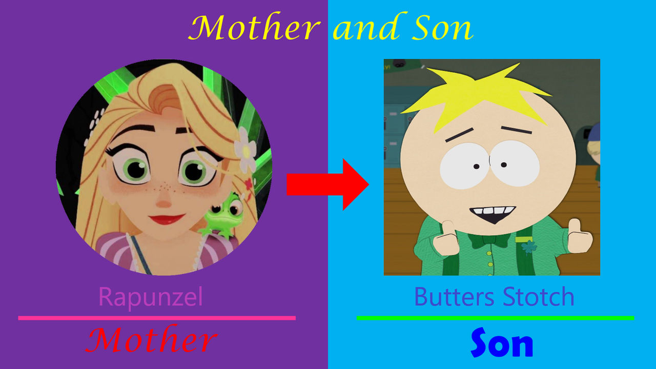 Mother and Son Relationship: Rapunzel and Butters by EIOUR on DeviantArt