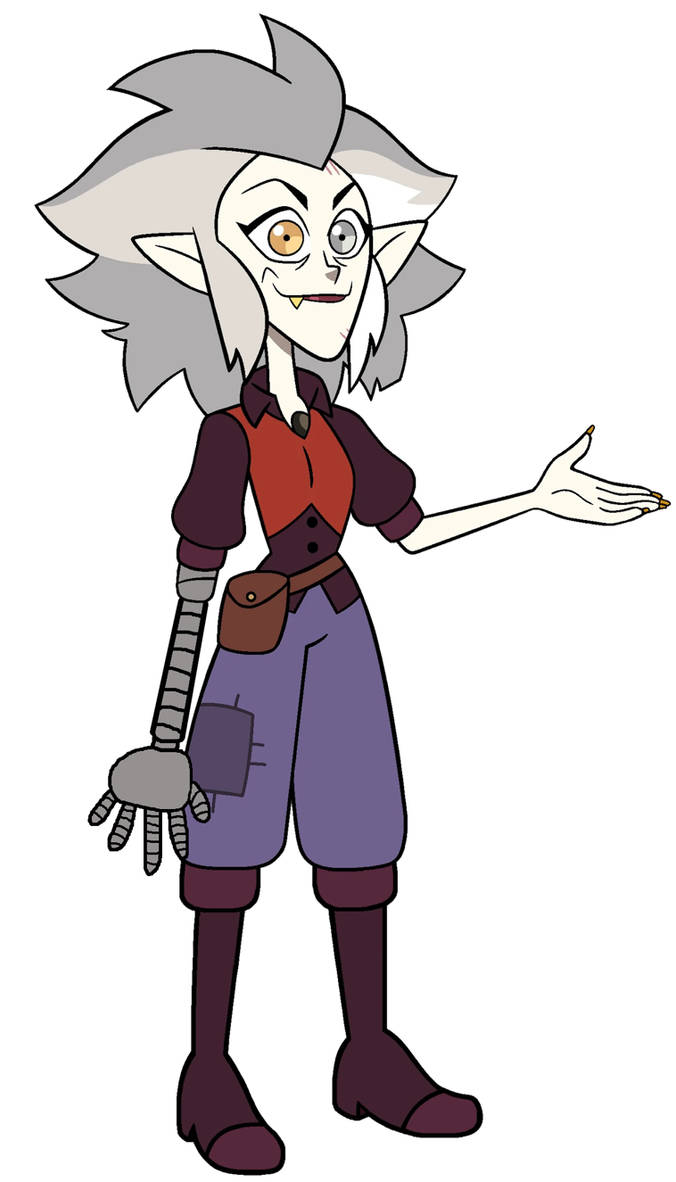 Eda With Short Hair (With Robotic Arm) by EIOUR on DeviantArt