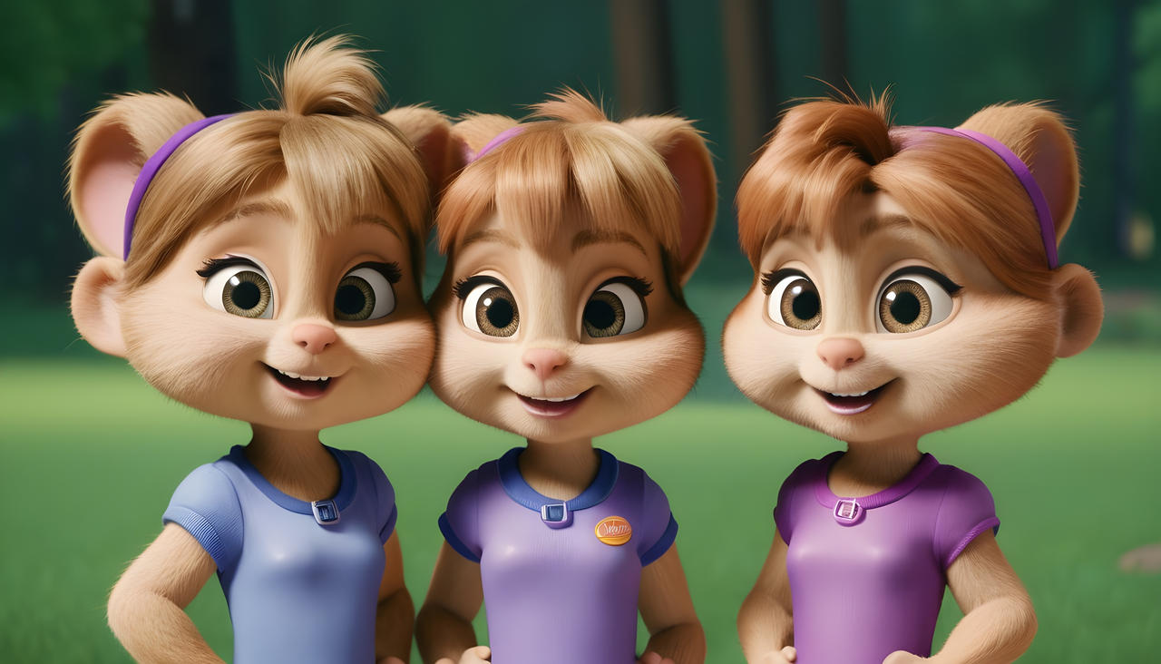 Chipettes Let's Go The-chipettes-movie-2025 AI 2 by EIOUR on DeviantArt