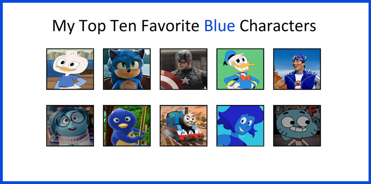 Blue Rings Character My Top 10 Favorite Blue Characters by EIOUR on DeviantArt