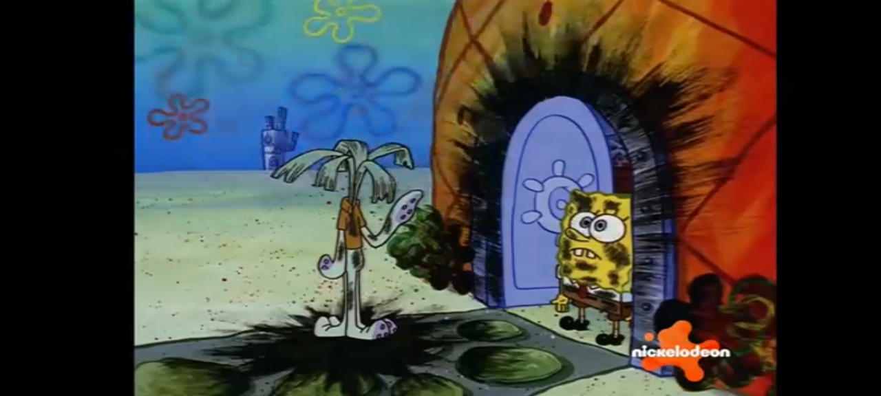 Squidward's Head Explotion by EIOUR on DeviantArt